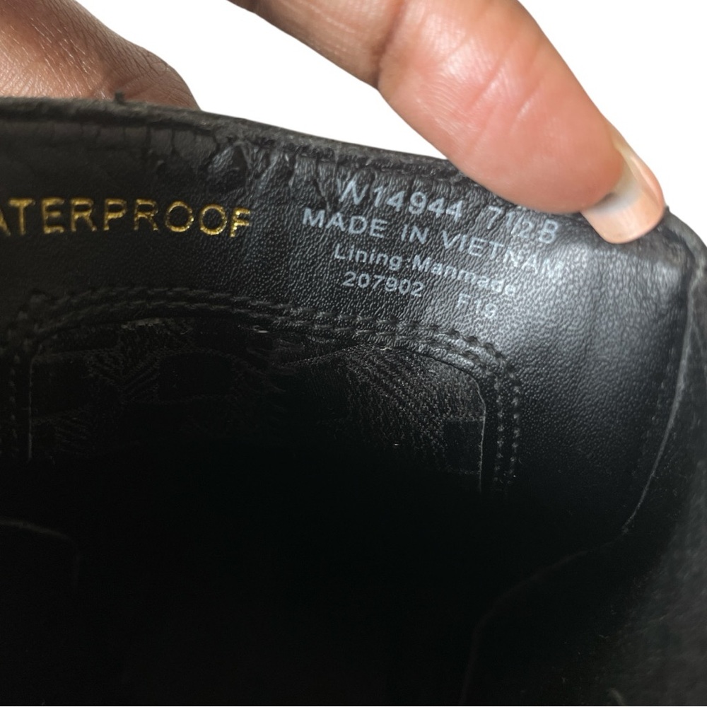 Cole Haan Women’s Black Leather Chelsea Boots 7.5B Waterproof Grand.OS - Picture 6 of 6